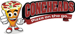 CONEHEADS PIZZA ON THE GO... logo