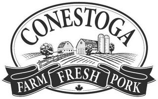 CONESTOGA FARM FRESH PORK logo