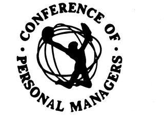 CONFERENCE OF. PERSONAL MANAGERS. logo