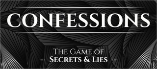 CONFESSIONS THE GAME OF SECRETS & LIES logo