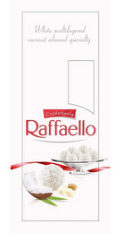 CONFETTERIA RAFFAELLO WHITE MULTILAYERED COCONUT ALMOND SPECIALTY logo