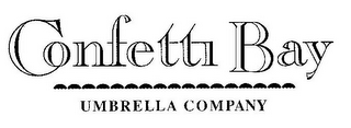 CONFETTI BAY UMBRELLA COMPANY logo
