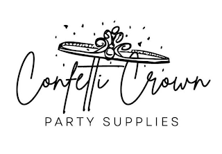 CONFETTI CROWN PARTY SUPPLIES logo