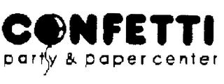 CONFETTI PARTY & PAPER CENTER logo
