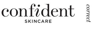 CONFIDENT SKINCARE CORRECT logo