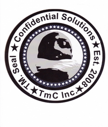 CONFIDENTIAL SOLUTIONS EST. 2008 TMC INC. TM SEAL logo