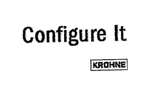 CONFIGURE IT KROHNE logo