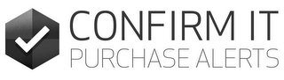 CONFIRM IT PURCHASE ALERTS logo