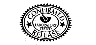 CONFIRMED RELEASE LABORATORY TESTED logo