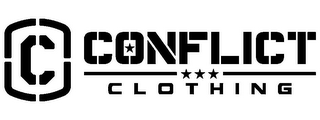 CONFLICT CLOTHING C logo