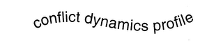 CONFLICT DYNAMICS PROFILE logo