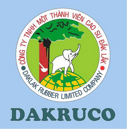 CONG TY TNHH MOT THANH VIEN CAO SU DAK LAK, DAKLAK RUBBER LIMITED COMPANY DAKRUCO logo