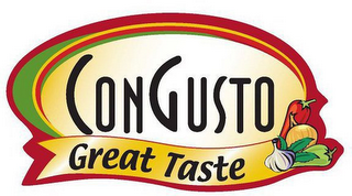 CONGUSTO GREAT TASTE logo
