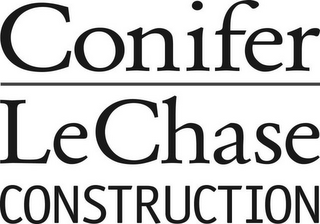 CONIFER LECHASE CONSTRUCTION logo
