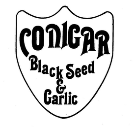 CONIGAR BLACK SEED & GARLIC logo