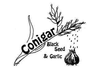 CONIGAR BLACK SEED & GARLIC logo