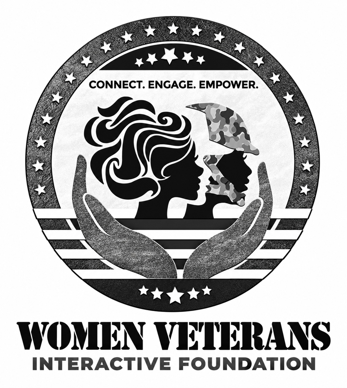CONNECT. ENGAGE. EMPOWER. WOMEN VETERANS INTERACTIVE FOUNDATION logo