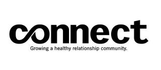 CONNECT GROWING A HEALTHY RELATIONSHIP COMMUNITY. logo