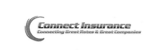 CONNECT INSURANCE CONNECTING GREAT RATES & GREAT COMPANIES logo