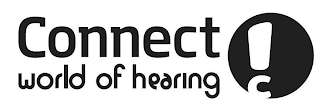 CONNECT WORLD OF HEARING ! logo
