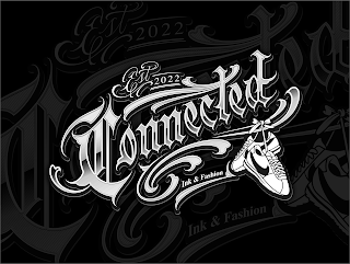 CONNECTED INK & FASHION EST 2022 logo