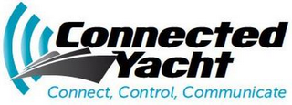 CONNECTED YACHT CONNECT, CONTROL, COMMUNICATE logo