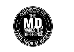 CONNECTICUT STATE MEDICAL SOCIETY THE M.D. MAKES THE DIFFERENCE logo
