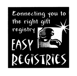CONNECTING YOU TO THE RIGHT GIFT REGISTRY EASY REGISTRIES logo