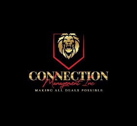 CONNECTION MANAGEMENT INC MAKING ALL DEALS POSSIBLE logo