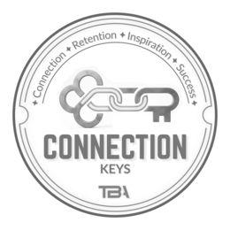 CONNECTION RETENTION INSPIRATION SUCCESS CONNECTION KEYS TBA logo