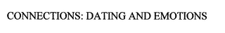 CONNECTIONS: DATING AND EMOTIONS logo