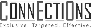 CONNECTIONS EXCLUSIVE. TARGETED. EFFECTIVE. logo