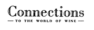 CONNECTIONS TO THE WORLD OF WINE logo
