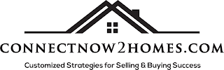CONNECTNOW2HOMES.COM CUSTOMIZED STRATEGIES FOR SELLING & BUYING SUCCESS logo