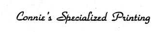 CONNIE'S SPECIALIZED PRINTING logo