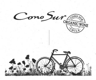 CONO SUR GRAPES ORGANICALLY GROWN logo