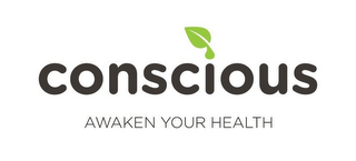 CONSCIOUS AWAKEN YOUR HEALTH logo