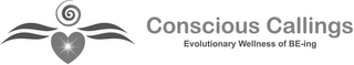 CONSCIOUS CALLINGS EVOLUTIONARY WELLNESS OF BE-ING logo