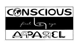 CONSCIOUS FIRST EYE APPAREL logo