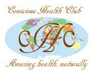 CONSCIOUS HEALTH CLUB CHC AMAZING HEALTH, NATURALLY logo