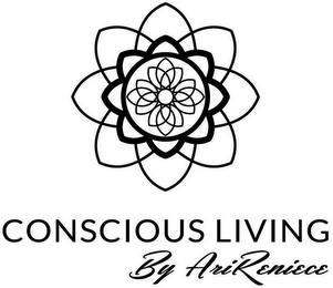 CONSCIOUS LIVING BY ARIRENIECE logo