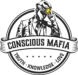 CONSCIOUS MAFIA TRUTH· KNOWLEDGE· LOVE logo