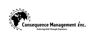 CONSEQUENCE MANAGEMENT INC. REDUCING RISK THROUGH EXPERIENCE logo