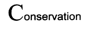 CONSERVATION logo