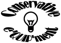 CONSERVATIVE E"QUIP"MENT logo