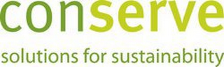 CONSERVE SOLUTIONS FOR SUSTAINABILITY logo