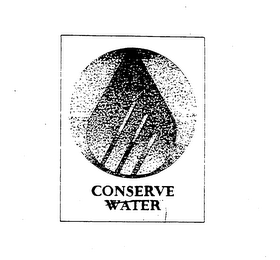 CONSERVE WATER logo