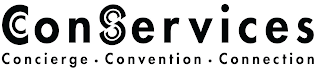 CONSERVICES CONCIERGE . CONVENTION . CONNECTION logo