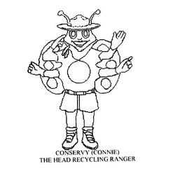 CONSERVY (CONNIE) THE HEAD RECYCLING RANGER logo
