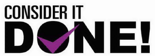 CONSIDER IT DONE! logo